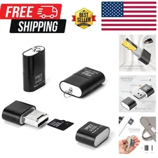 3 Pack Ultra-Compact Card Reader - Micro SD to USB Adapter for All Devices