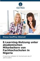 Ekwue Geoffrey Obianuli | E-Learning-Nutzung Unter Akademischen Mitarbeitern...