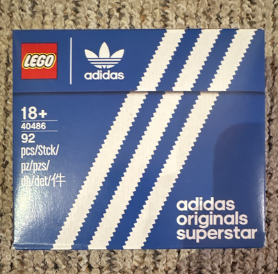 LEGO adidas Originals Superstar Set 40486 92 Teile 18+ inkl. Minifigur
