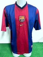 MAGLIA BARCELONA NO MATCH WORN INDOSSATA SHIRT JERSEY CAMISETA VINTAGE 1998/1999