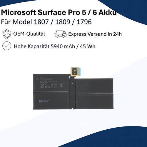 Akku Surface Pro 5/6