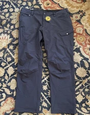 New Truewerk T2 Mens Work pants Navy Blue Size 42 W 32 L Police