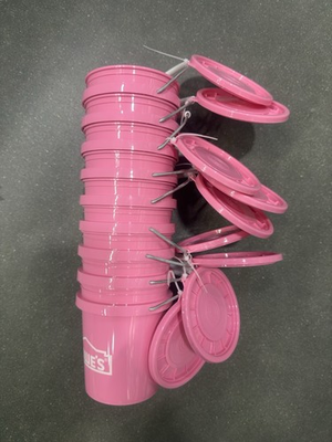 #ad #ad Lowes Mini Pink Bucket With Lids Set Of 10 $80.00