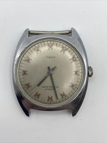 Vintage 1973 Timex Viscount Automatic Watch 46150-3173 Working