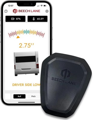 Wireless RV Leveling System, Made in the USA, User-Friendly Black 