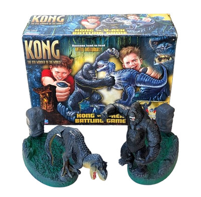 King Kong KONG vs V-REX BATTLING GAME Vintage 2005 Action Figuren Playmates Toys