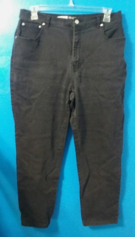 St Johns Bay Pants Stretch 18 18W Black Women 