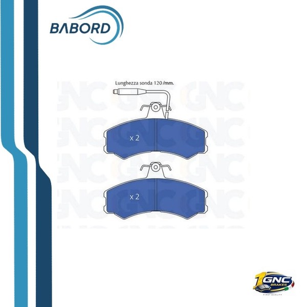 GNC P0225 Set BremsbeläGe Vorn Fiat Ducato Talento Citroen C25-image