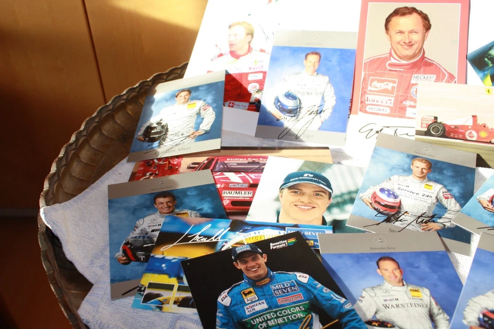 15 Autgrammkarten ( Druck/Blanco), Motorsport, Autogrammkarte - Bild 2 von 4