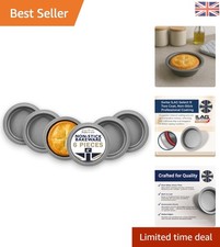 4? Non-Stick Mini Pie Cake Tins - 6-Pack Durable Bakeware for Special Occasions