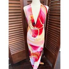 Fashion Nova Beautiful Days Maxi Dress Set Pink combo XL NWT