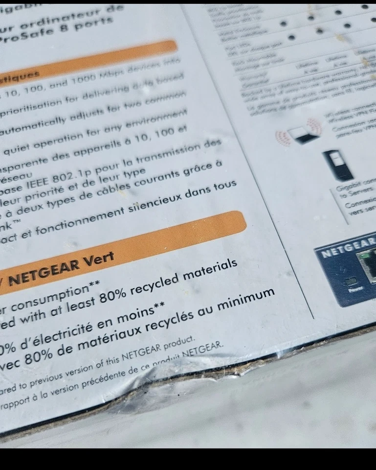 NETGEAR ProSafe 8-Port Gigabit Desktop Switch - Image 4 of 4