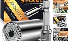 Stocking Stuffers for Men Super Universal Socket A-Universal Socket(Silver)