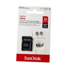 Ultra UHS-I/Class 10 Micro SDHC Memory Card With Adapter - SDSDQUAN-032G 32GB