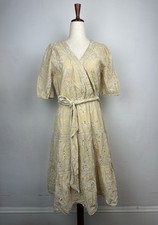 Lauren Ralph Lauren Eyelet Cotton Voile Dress Women  s Size 4