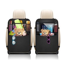 Premium Backseat Organizer for Kids 2 Pack, Heavy Duty Waterproof and Stain R...