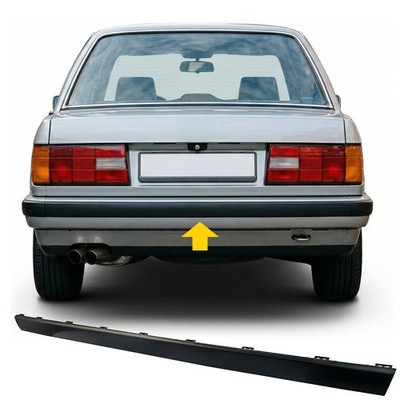 Stoßleiste Zierleiste Mitte Heck Stoßstange passt für 3er BMW E30 1987-1992