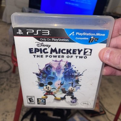 Disney Epic Mickey 2: The Power of Two (Sony PlayStation 3) No Manual Tested
