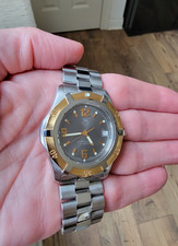 TAG Heuer WN1151.BA0311 Mens 2000 Series Professional Watch 18K Rose Gold Gray