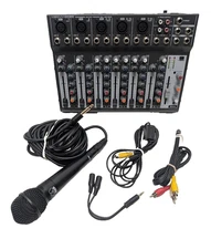 Behringer Xenyx 1002B 10 - Input Passive 2-Bus Audio Mixer WORKS - No power cord