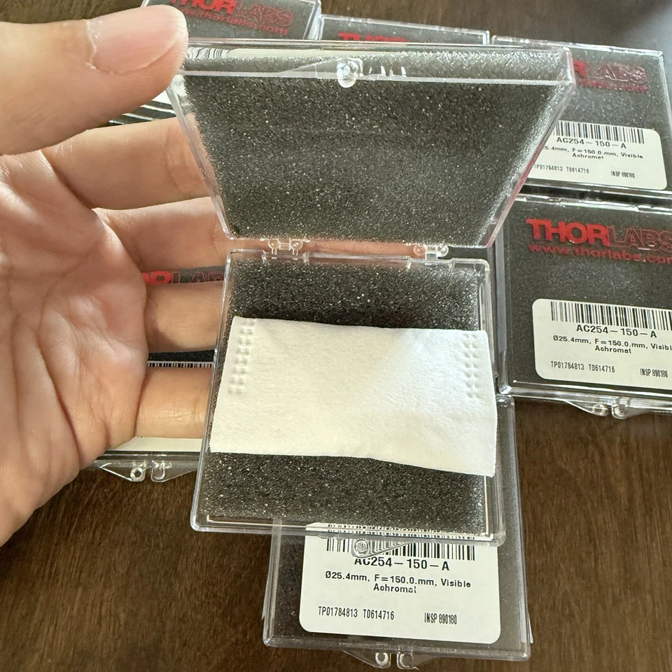 8PCS THORLABS AC254-150-A F=150.0mm visible Achromat lens - Image 3 of 4