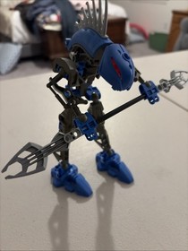 LEGO Bionicle Rahkshi Guurahk Blue 8588 Lerahk Green 8589 Complete W/kraata Lot