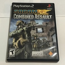 SOCOM US Navy Seals Combined Assault (Sony PlayStation 2, 2006) PS2 Tested