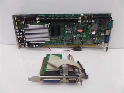 Advantech PCA-6004VE Industrial Control Motherboard W/ IPC-602P4N1 ISA Card