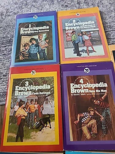 Lot Of 7 Encyclopedia Brown Books Donald J. Sobol - Picture 2 of 4