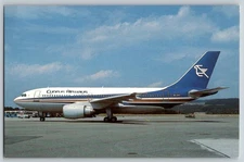 Cyprus Airways Airbus A310-203 5B-DAS @ Zurich 1985 Postcard
