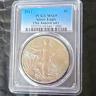 U.S. Mint 2011 American Silver Eagle 25th Anniv $1 1 oz PCGS MS69 64671846