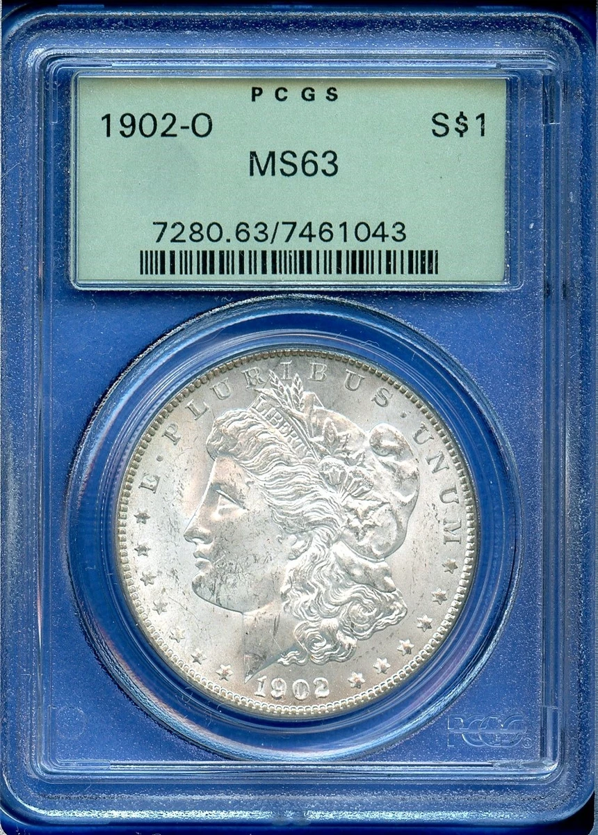 MS 63 Graded 1902 Year Morgan US Dollars (1878-1921) for sale | eBay