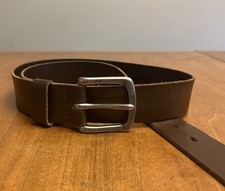 Banana Republic Men's Italian Leather Belt Brown, Size 36