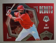 2021 Panini Mosaic Baseball Debuts #1 Jo Adell - Los Angeles Angels