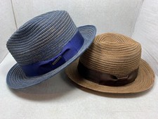 NEW MENS STETSON REGATTA SUMMER FEDORA STRAW HAT 2" BRIM