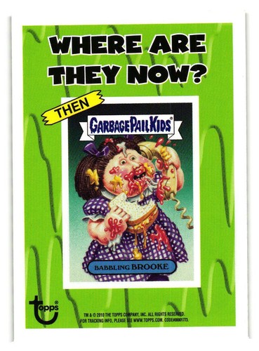 2010 GARBAGE PAIL KINDER FLASHBACK SERIE 1 WÄHLEN SIE IHRE KARTE GRÜNE PARALLELE AUFKLEBER - Bild 317 von 321