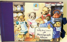 Vintage 1998 The Teddy Bear Lover's Photo Album Ribbon Tie Retired New