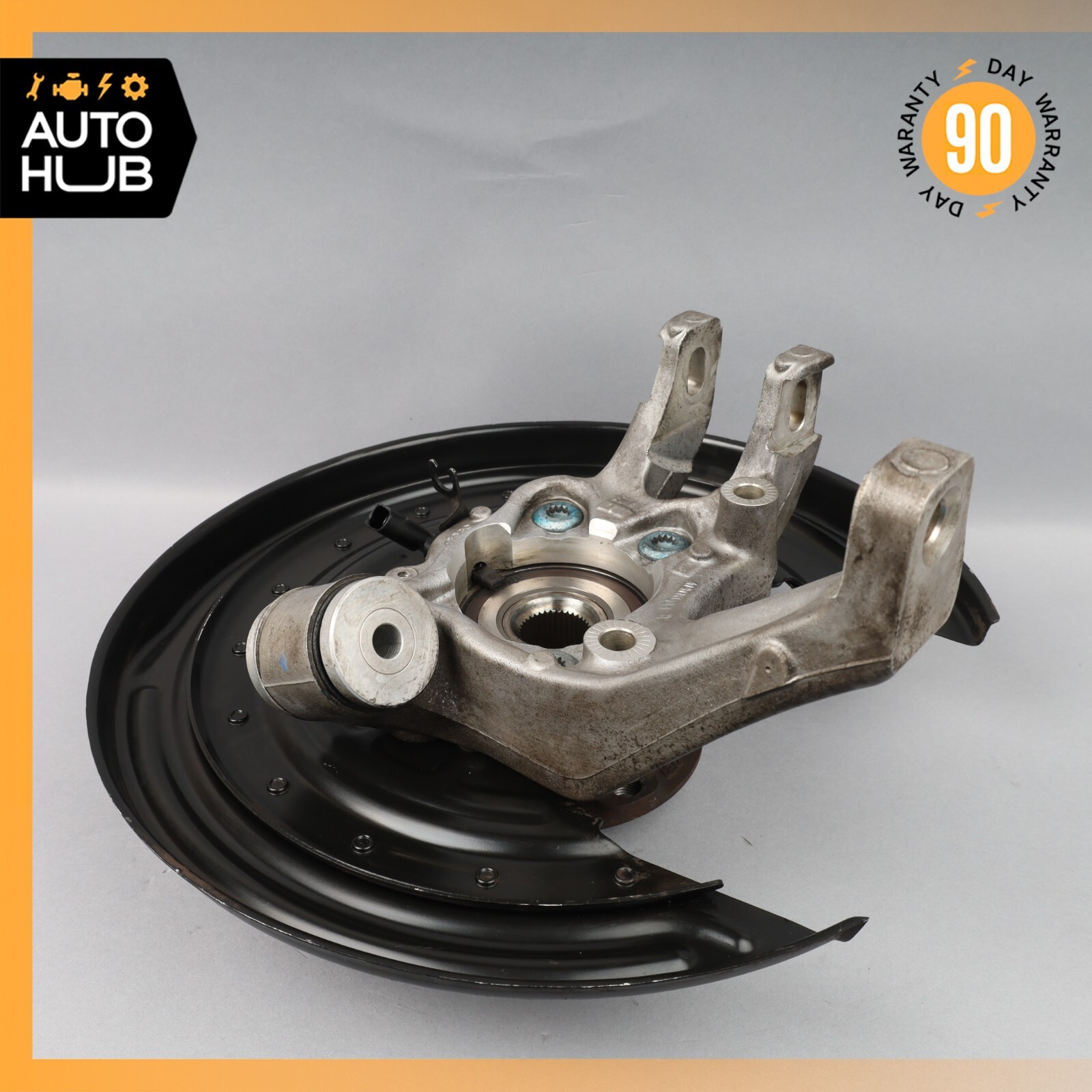 03-13 Bentley Continental GT Rear Right Side Spindle Knuckle Hub OEM
