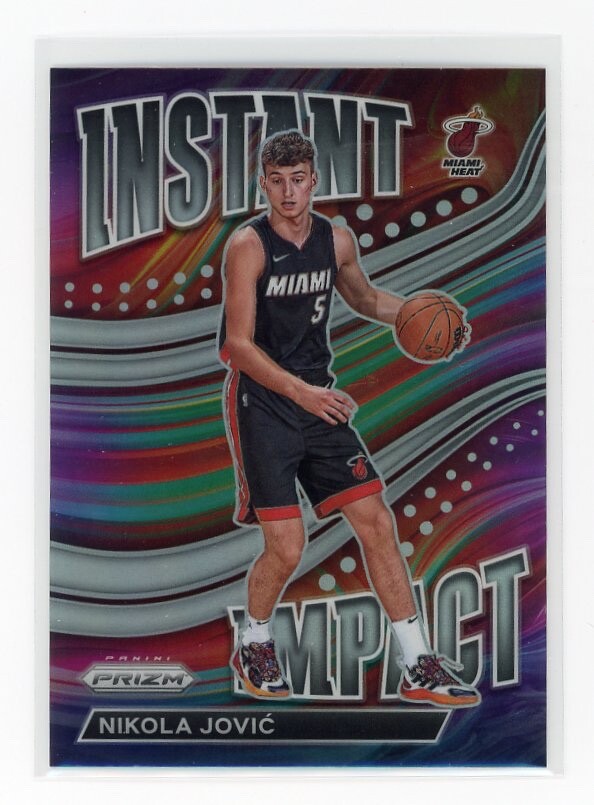 🏀 Nikola Jovic 2022-23 Panini Prizm Instant Impact Silver Prizm #7