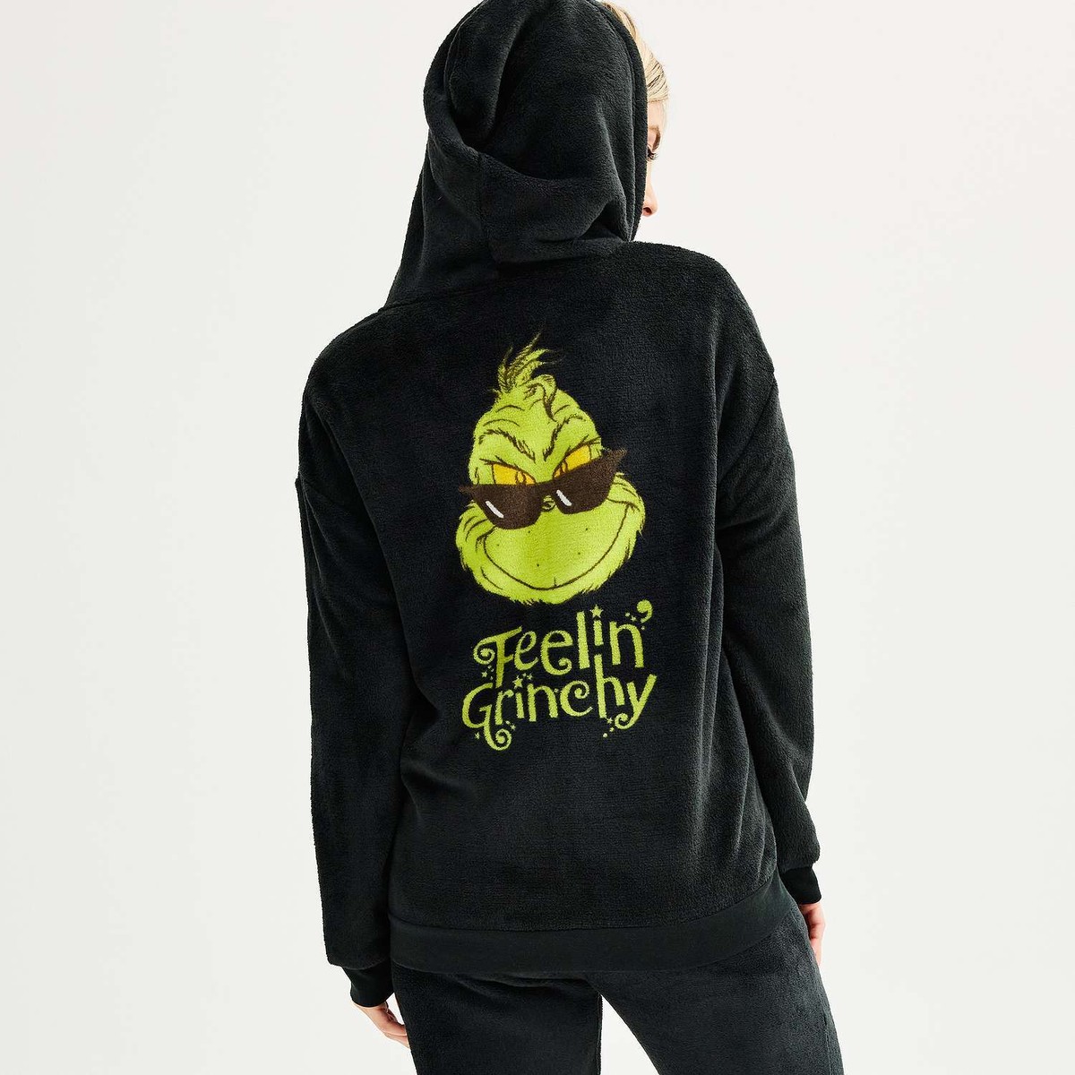 Ordina Felpa con cappuccio unisex a tema 'Il Grinch e l'intollerante