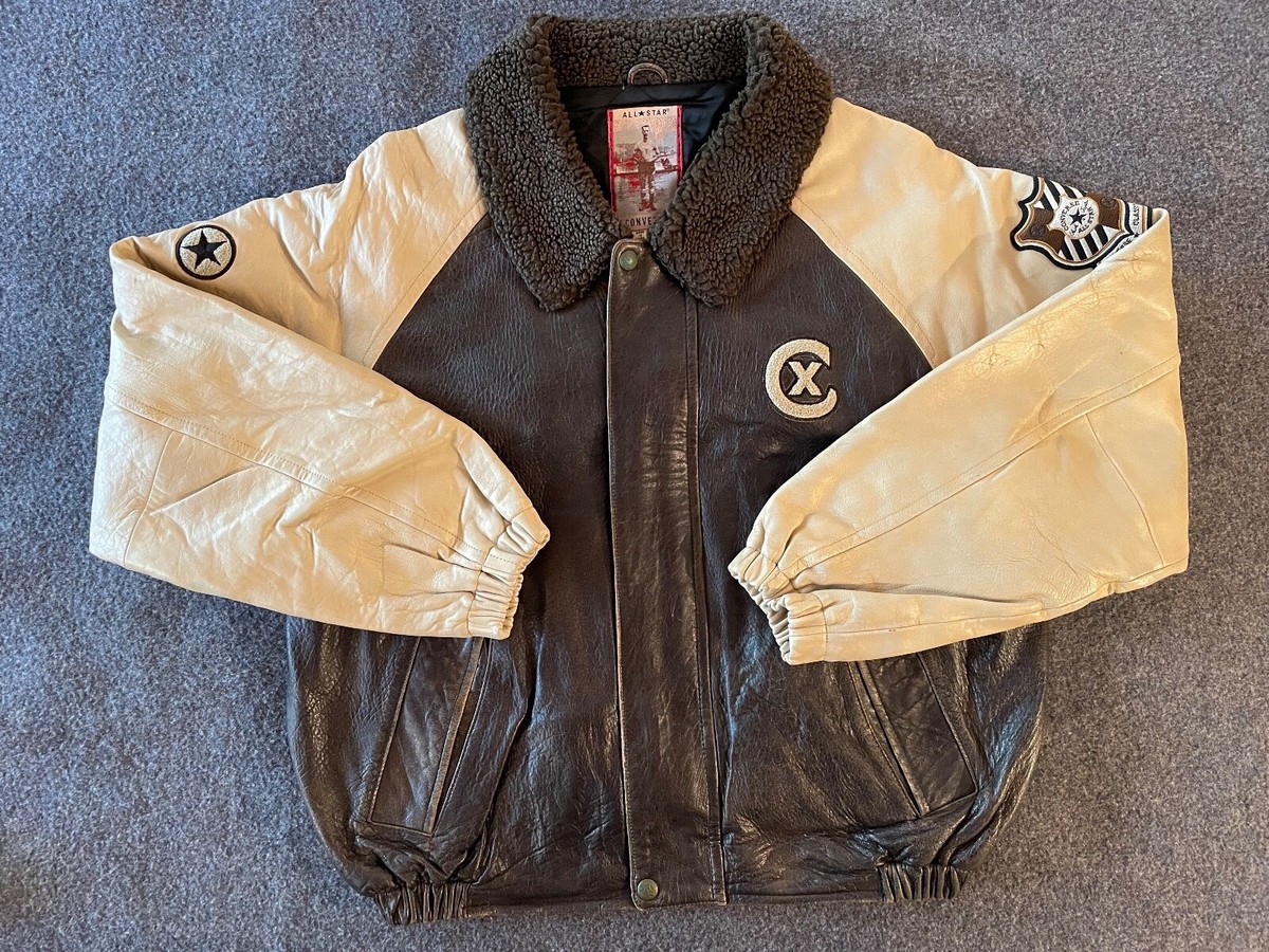 Converse All Star Varsity Letterman Jacket Vintage 90's Mens Converse All Star Varsity Letterman Jacket Vintage 90's Mens