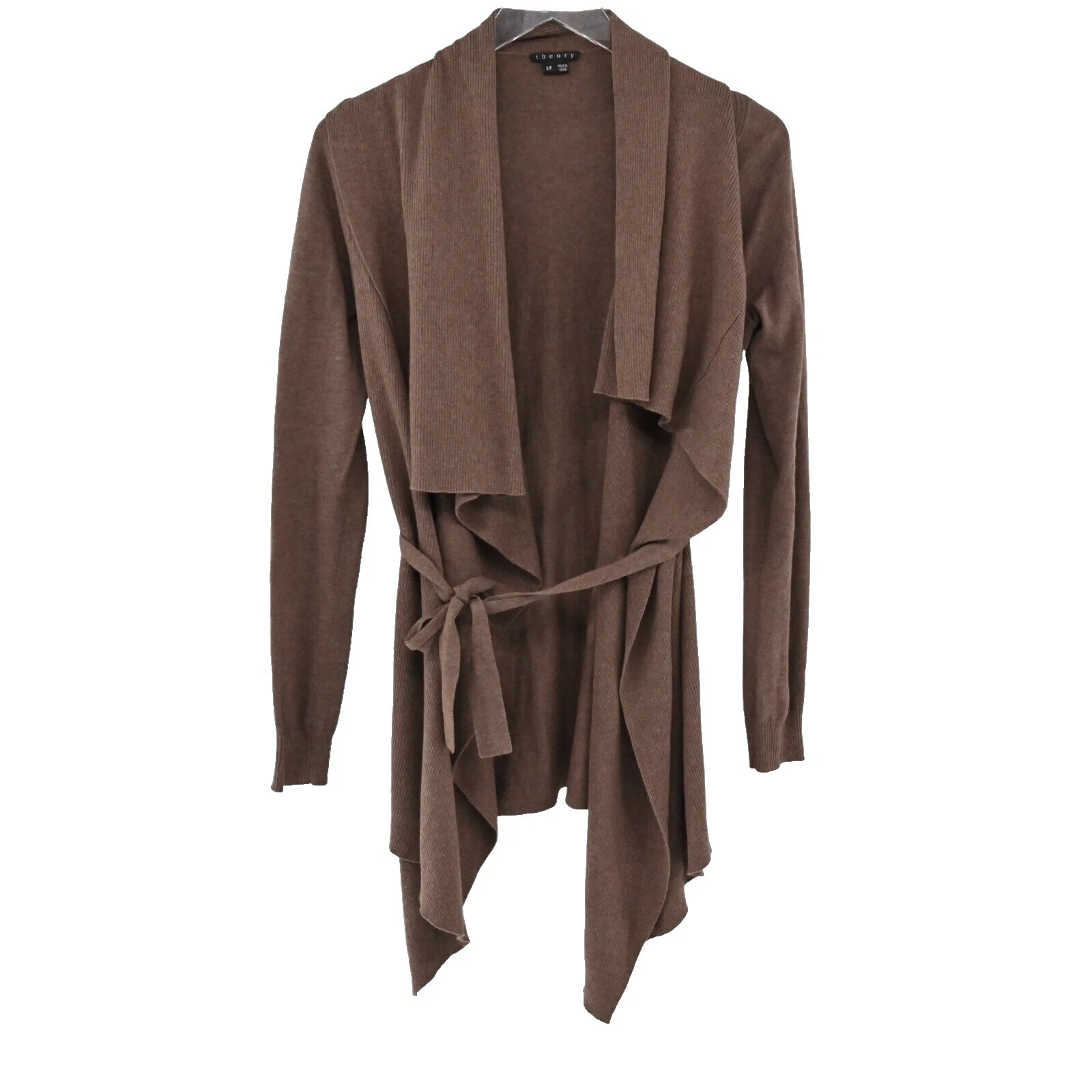 Suéteres para mujer marrón Algodón Theory