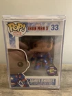 Funko Pop! James Rhodes #33 Marvel Iron Man 3 2013 SDCC with Case See Pics