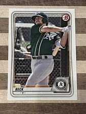 2020 Bowman Prospects Baseball Austin Beck Card #BP-16