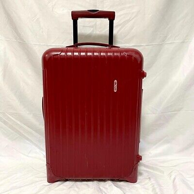 Rimowa Suitcase Red 35L 2 Wheels Carry on size Polycarbonate