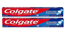 Colgate Toothpaste 2.5 oz Travel Size Fluoride Cavity Protection Pack of 2