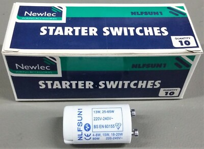 Newlec NLFSUN1 Starter Switches 13W 220-240V AC