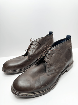 Base London‎ Men’s Shoes Brown Leather Size 8 Lace Up Round Toe Casual Base London CHRISTO Mens Shoes Tan | Shuperb main image 2