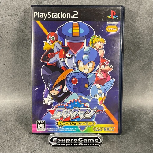 Sony PlayStation 2 PS2 Rockman the Power Battle Fighters Capcom Japanese BOX CIB
