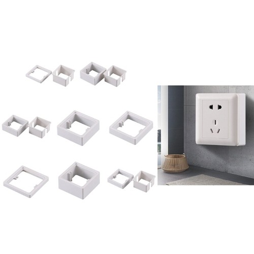 Electrical Outlet Box Extender with Screws for Living Room School Office - Picture 2 of 16
